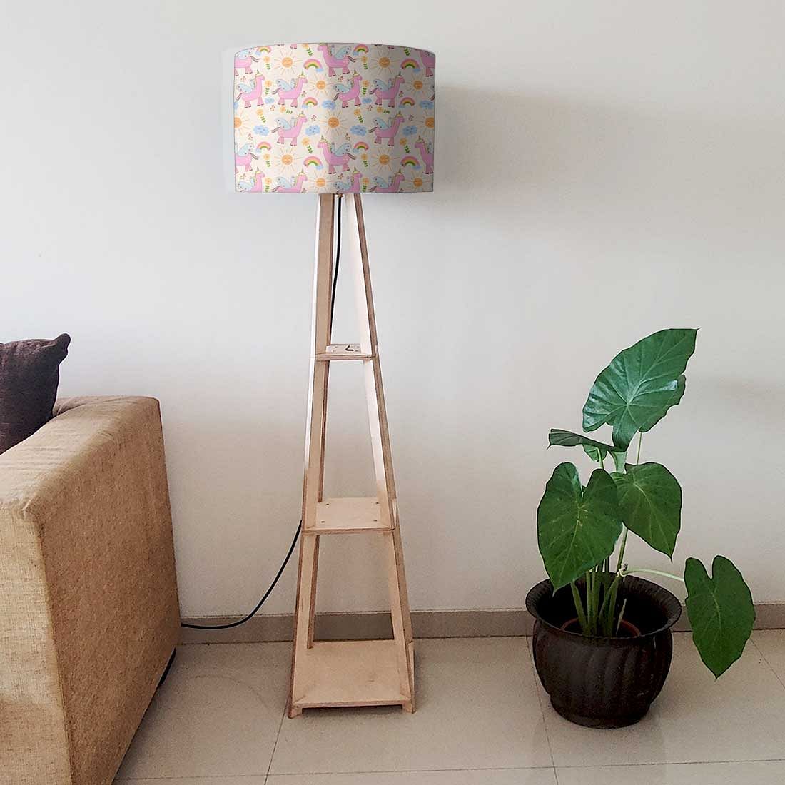 Pink Cute Corner Lamps for Kids Bedroom - Unicorn