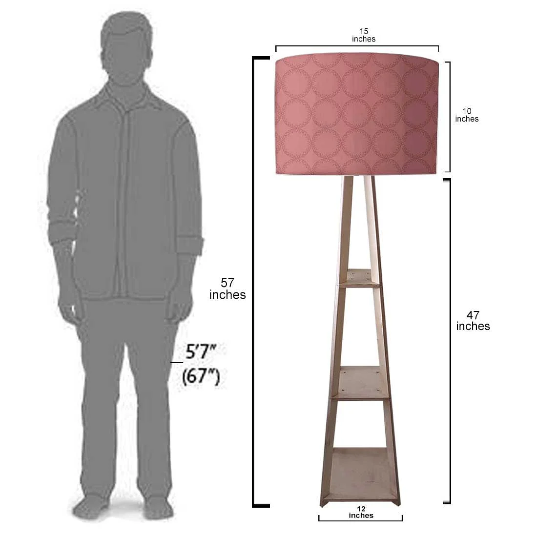 Modern Floor Lamps for Living Room - Circle - Image 7