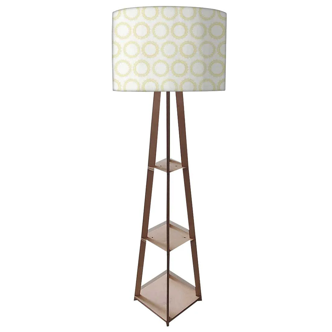 Tripod Floor Lamp - Yellow Pattern Circle - Image 4