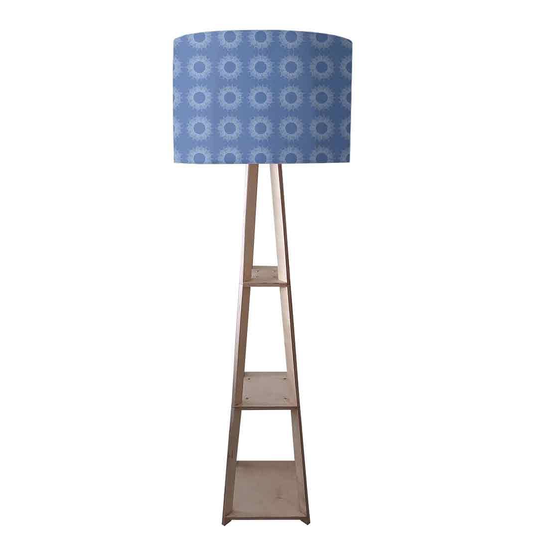 Modern Floor Lamps - Beautiful Blue Pattern