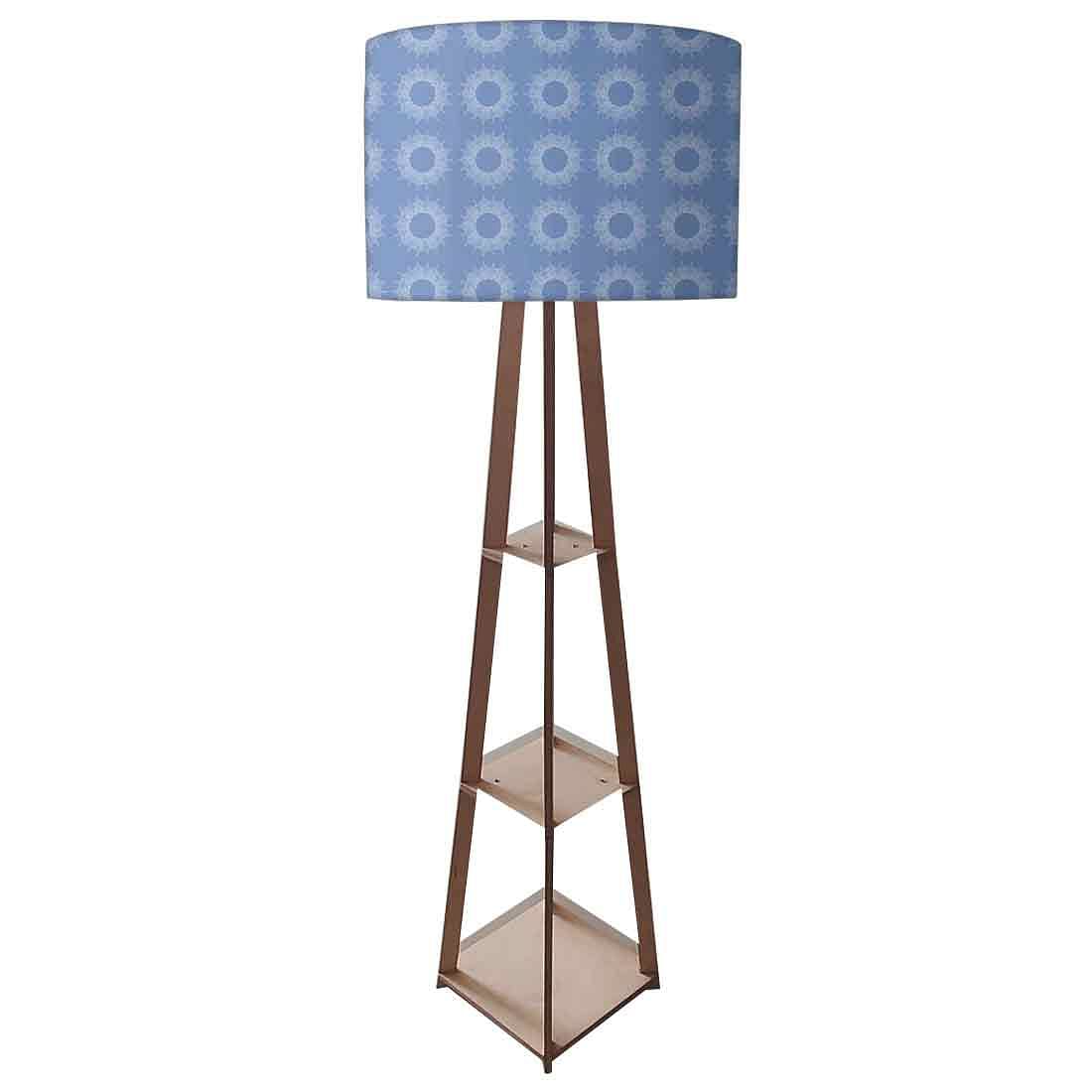 Modern Floor Lamps - Beautiful Blue Pattern - Image 4