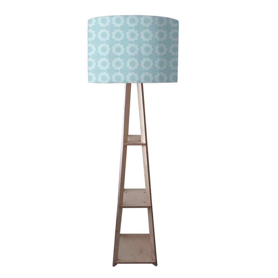 Standing Wooden Tripod Light - Pattern Design