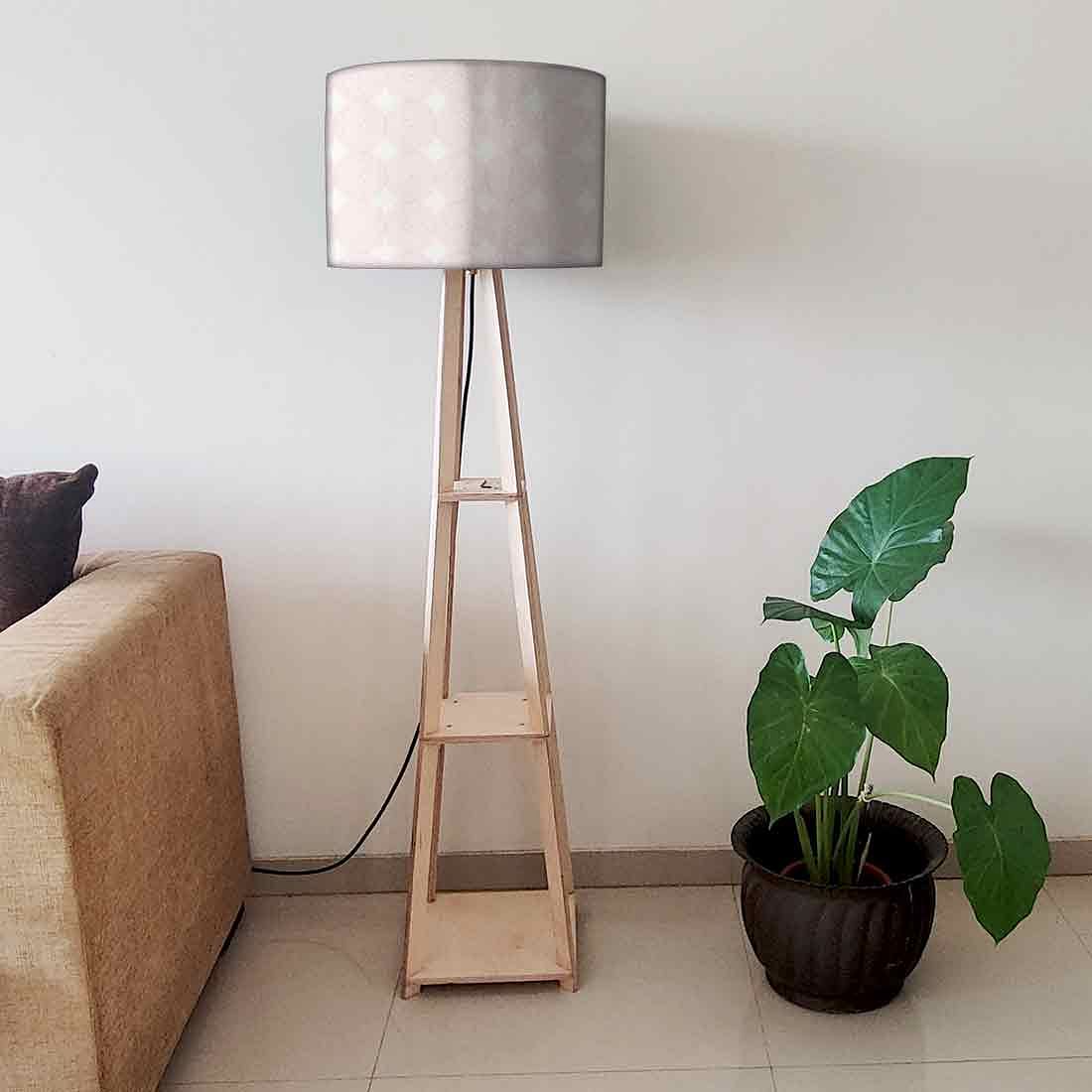 Pink Wooden Floor Lamps Online for Bedroom - Image 6