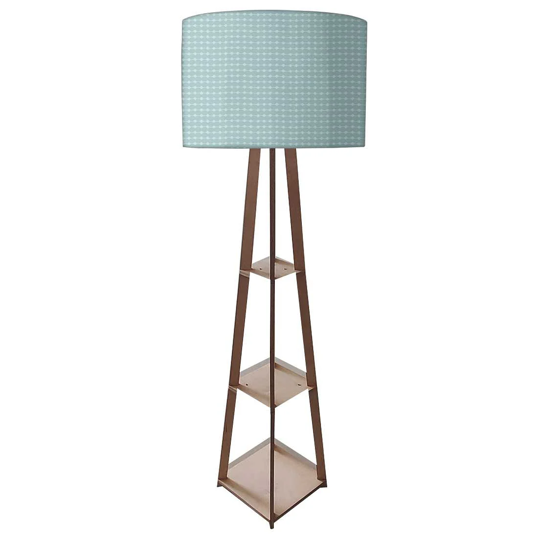 Floor Lamp with Shelves - Grey Lines - Image 4