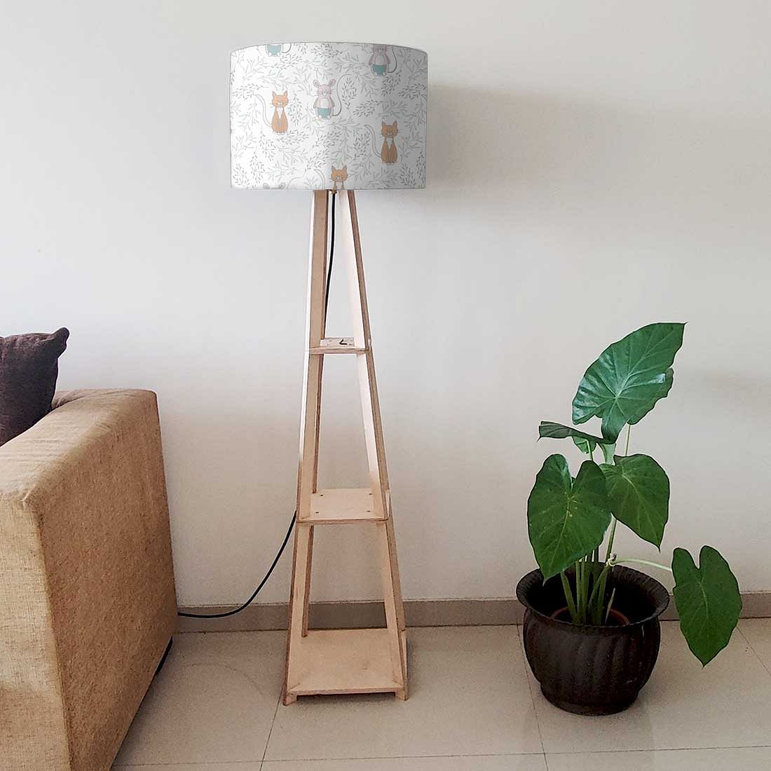 Wooden Tripod Floor Lamp - Cute Micky - Image 6