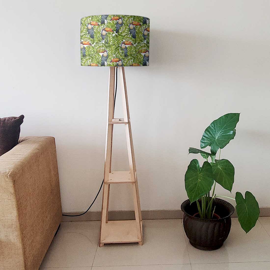 Modern Floor Lamps For Living Room - Birds with Leaves