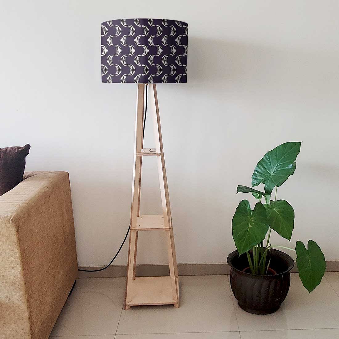 Floor Standing Lamps - Purple Retro Pattern - Image 6
