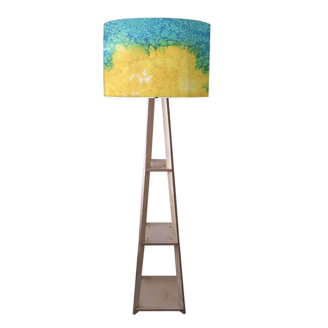 Wooden Standing Tripod Lamp for Living Room - Space