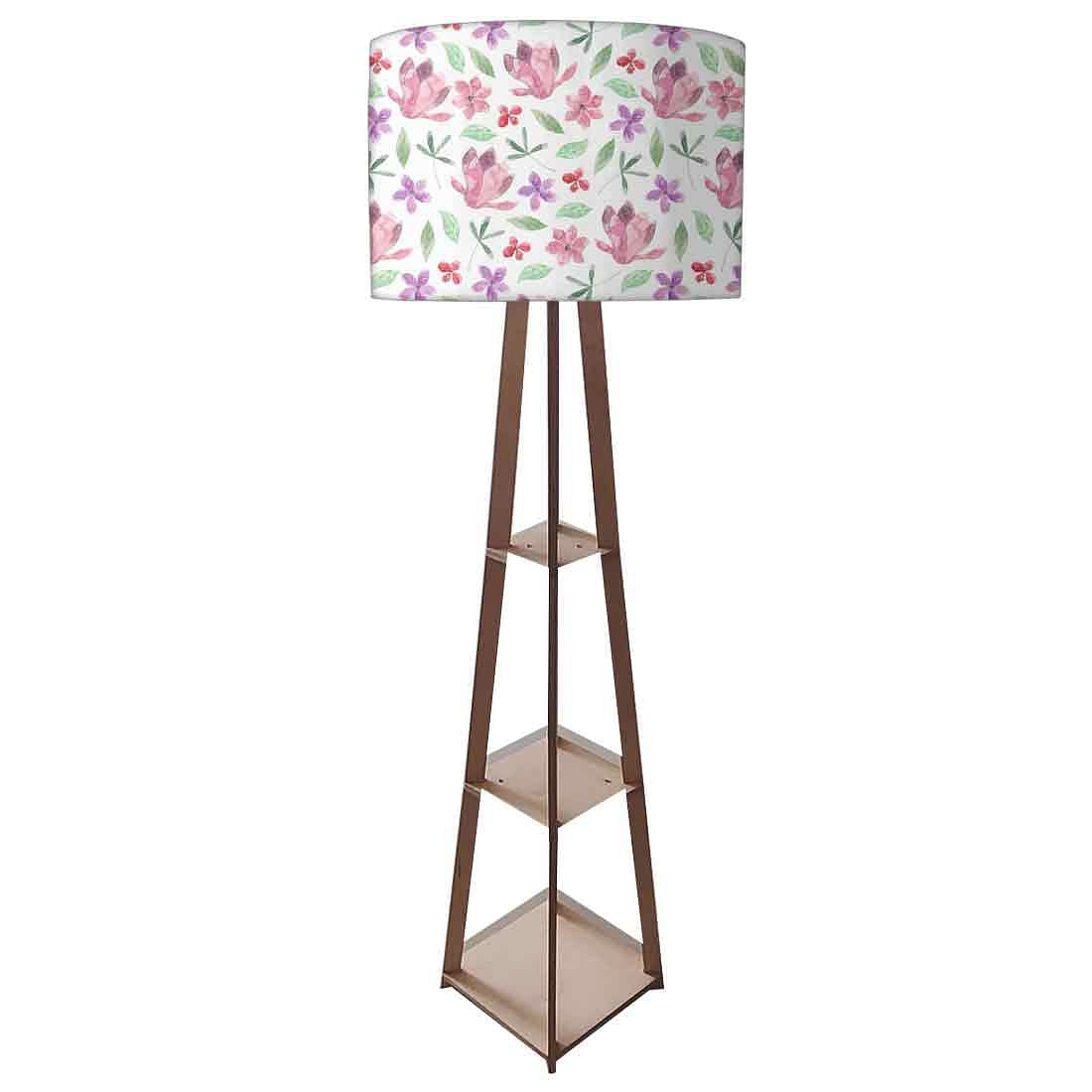 Tripod Floor Lamp - Green Flower - Image 4