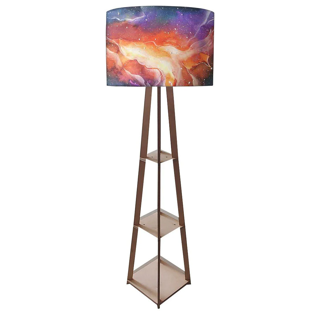 Standing Wooden Tripod Light for Living Room - Space - Image 4