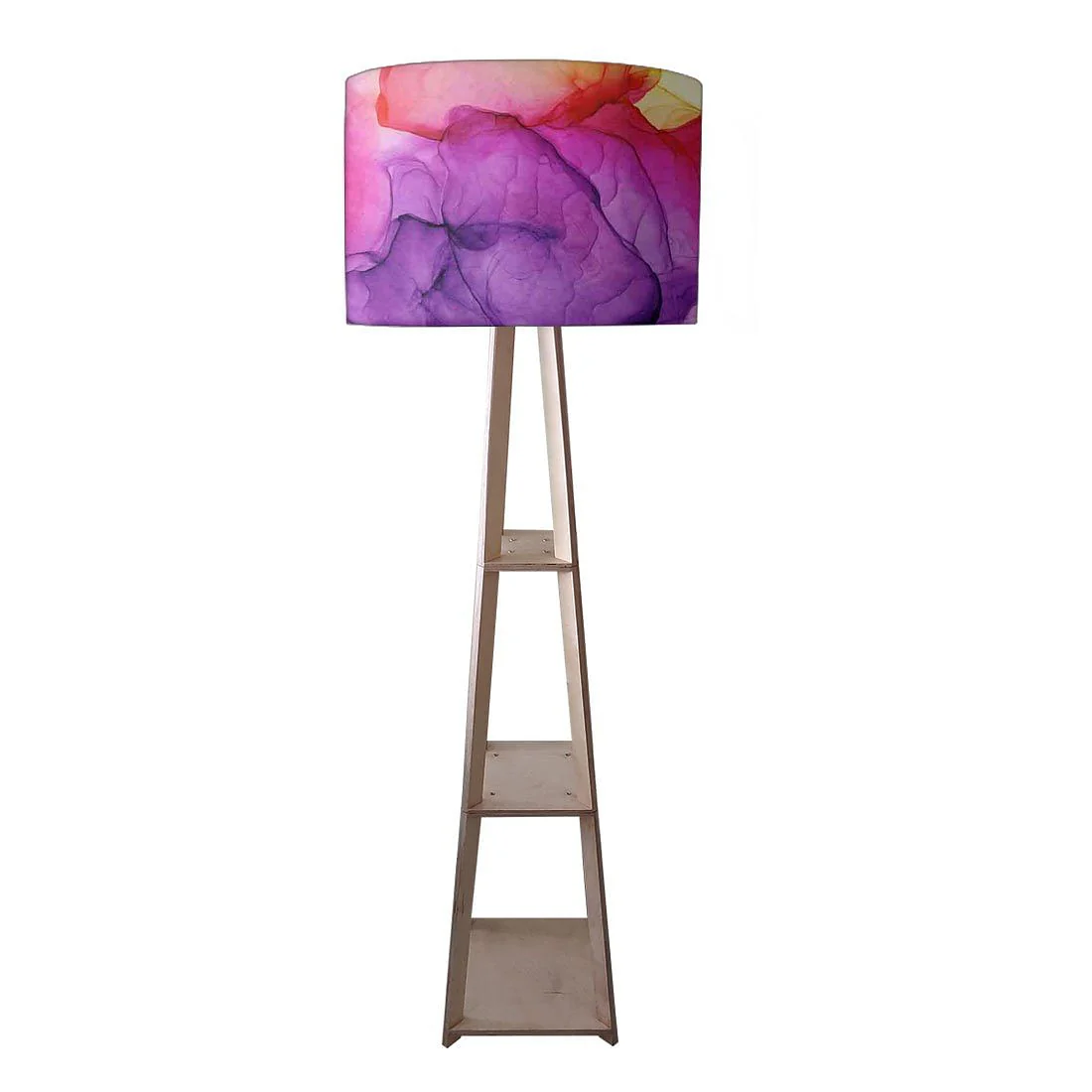 Shelf Tripod Floor Lamp for Bedside Light - Watercolor