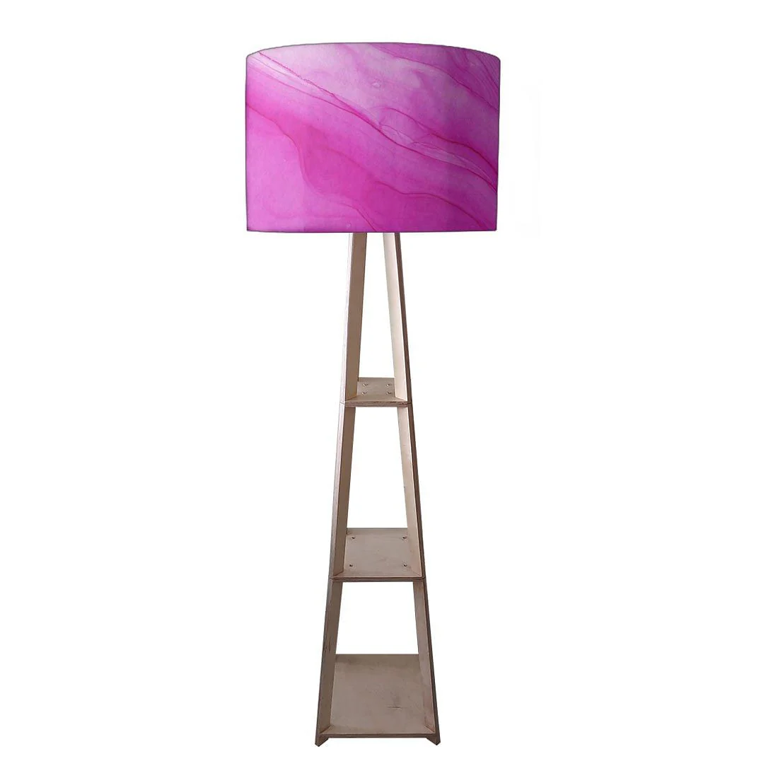 Wooden Tripod Floor Lamps for Bedroom - Watercolor