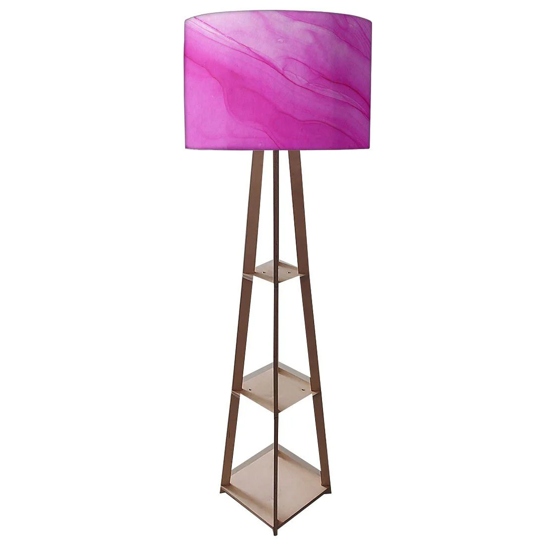 Wooden Tripod Floor Lamps for Bedroom - Watercolor - Image 4