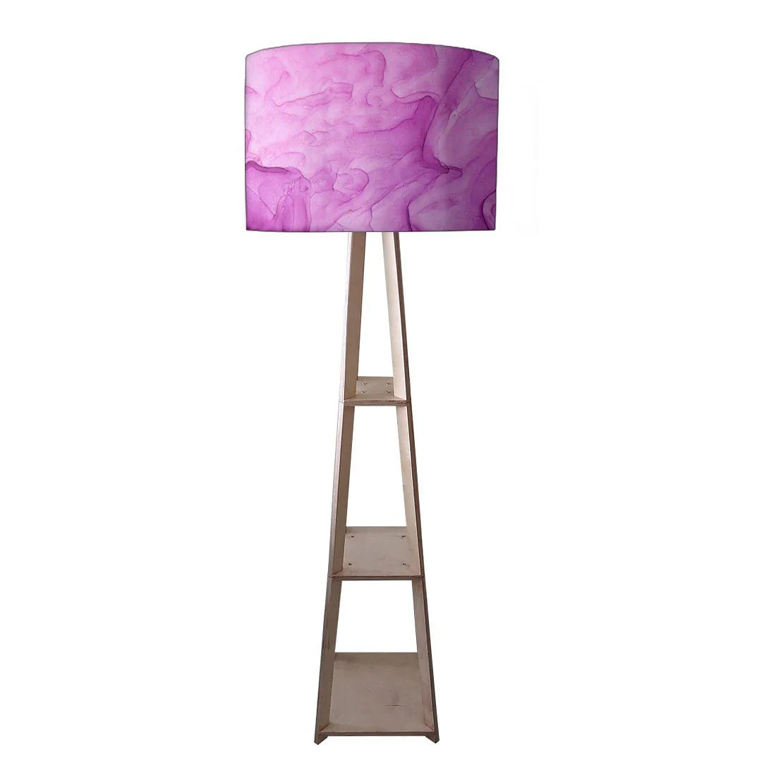 Purple Floor Lamp with Shelves Night Light - - Image 3