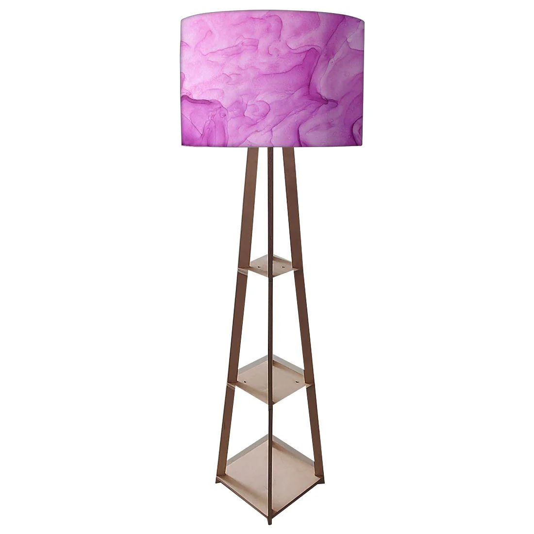 Purple Floor Lamp with Shelves Night Light - - Image 6