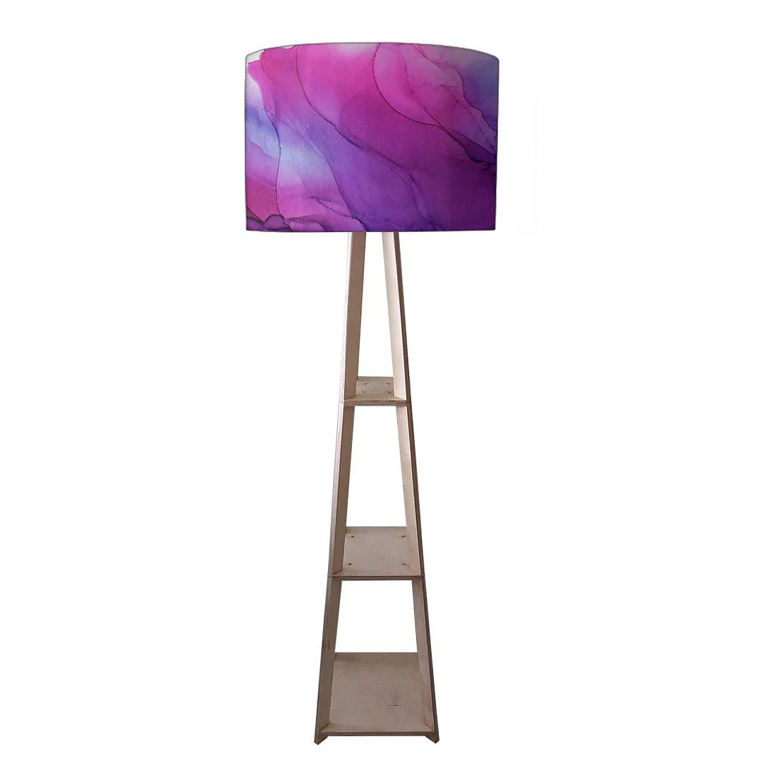 Wooden Floor Lamps Light For Living Room - Watercolor