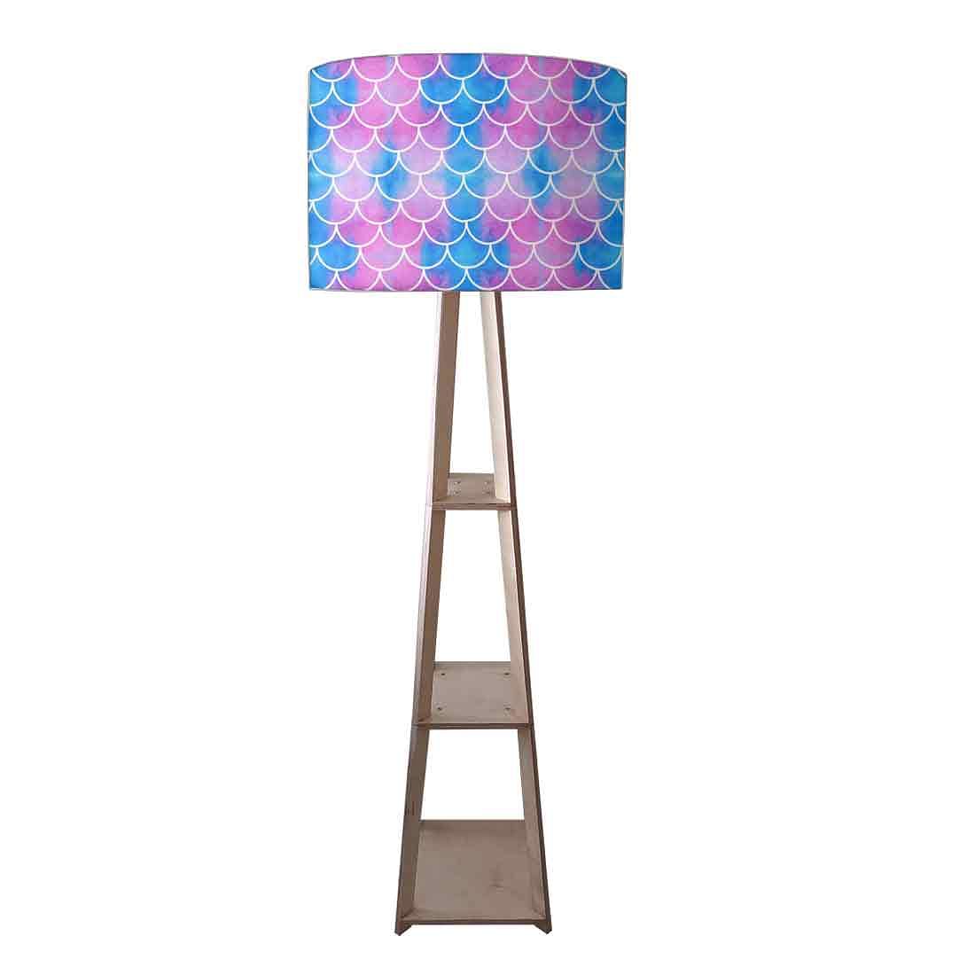 Floor Lamps For Living Room - Green Mermaid Watercolor