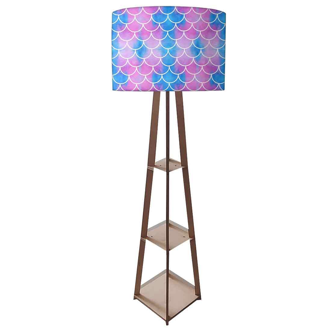 Floor Lamps For Living Room - Green Mermaid Watercolor - Image 4