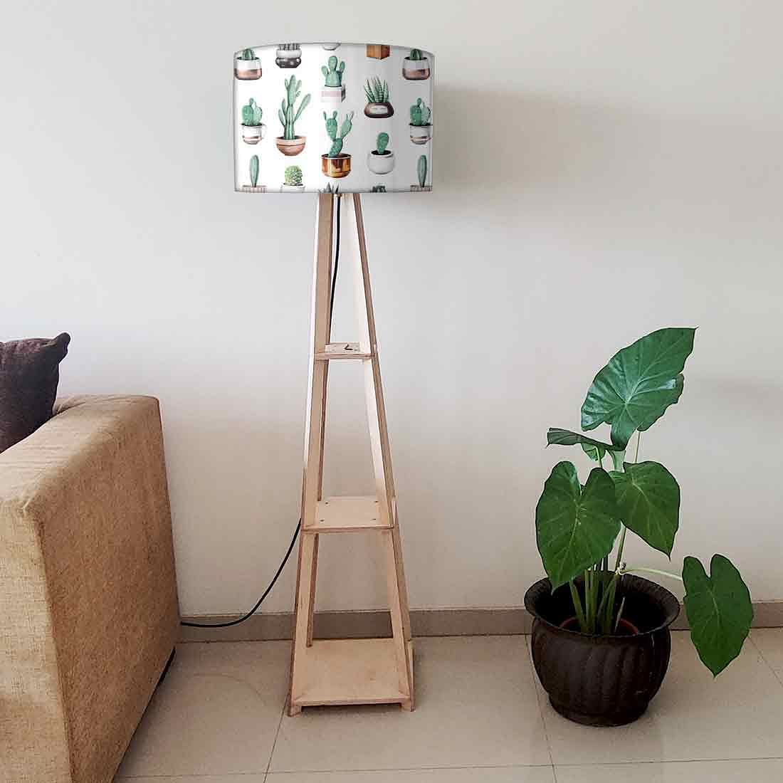 Cool Tripod Floor Lamp for Living Room - Pots Cactus - Image 6