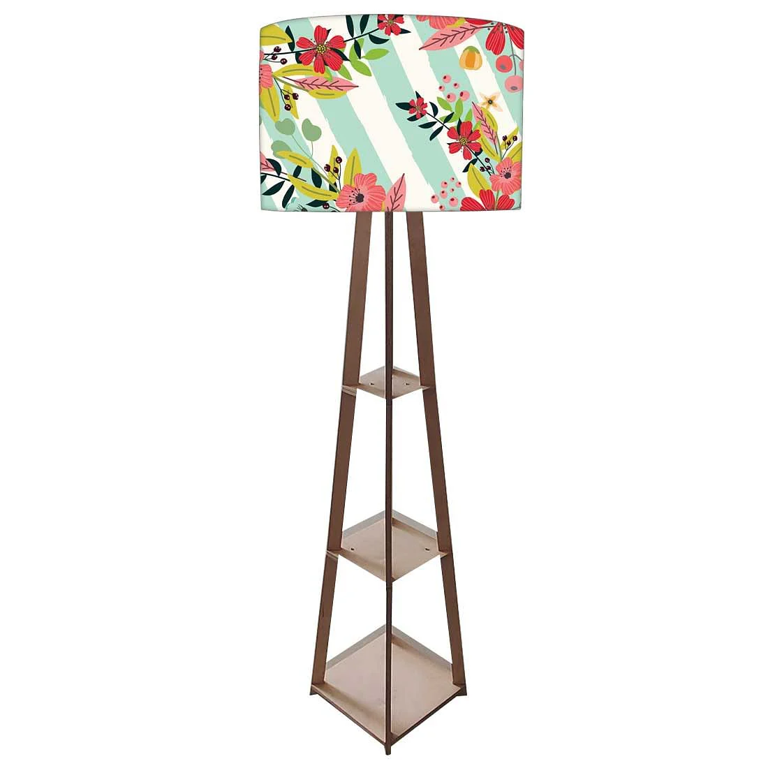 Modern Floor Lamps For Living Room - Stripes Floral - Image 4