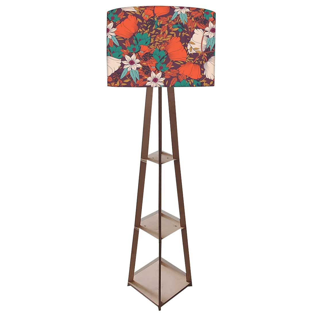 Wooden Corner Lamps with Shelves - Elegance - Image 6