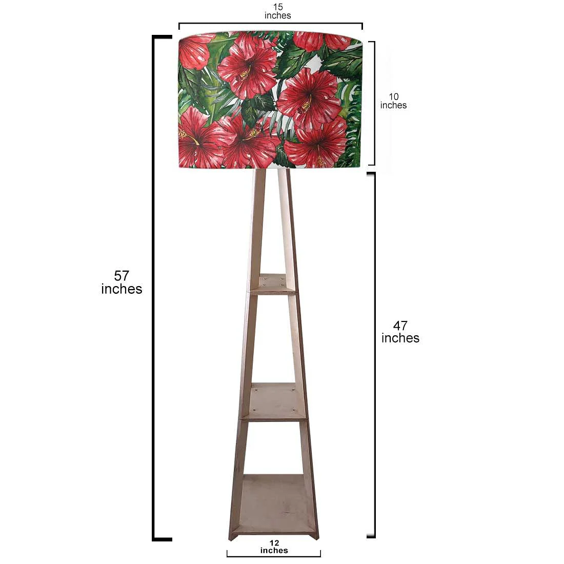 Floor Lamps Designer Floor Lamps for Bedroom - Hibiscus - Image 3