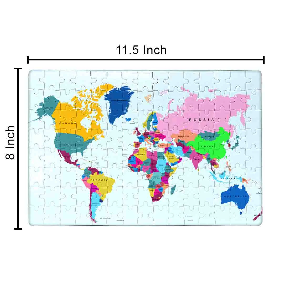 World Map Puzzle for Kids - World Puzzles with Continents - Childrens Jigsaw Geography Puzzles - Image 2